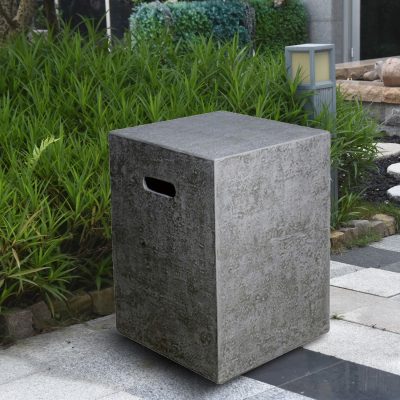 Elementi Square Tank Cover – Light Gray – ONB016LG