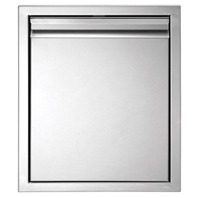 Twin Eagles 18-Inch Left-Hinged Stainless Steel Single Access Door with Soft-Close – TEAD18L-C