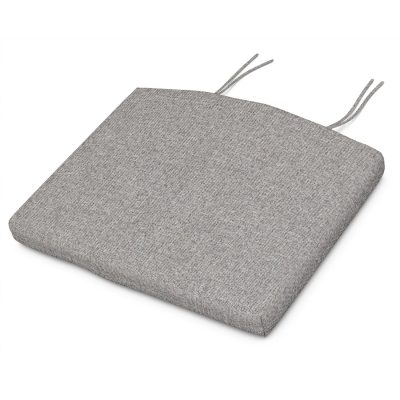 POLYWOOD Outdoor Seat Cushion – 18 X 22-Inch – Grey Mist