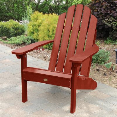 Lakeview Paradise Key Adirondack Chair – Rustic Red