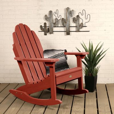 Lakeview The Charmville Adirondack Rocking Chair – Rustic Red