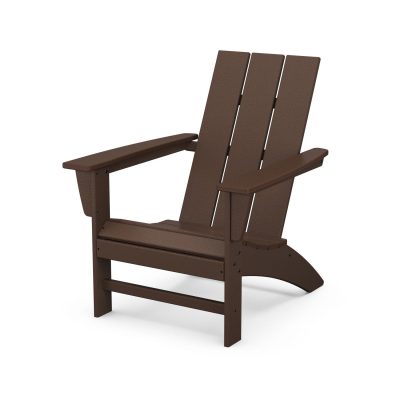 POLYWOOD Modern Adirondack Chair – Mahogany