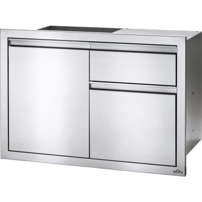 Napoleon 36-Inch Stainless Steel Single Door and Double Drawer – BI-3624-1D2DR