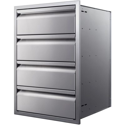 Memphis Grills 21-Inch Quadruple Access Drawer With Soft Close – VGC21DB4