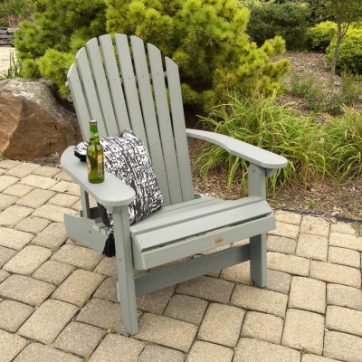 Lakeview King Dream Bay Folding & Reclining Adirondack Chair – Eucalyptus