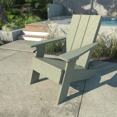 Lakeview Classical Cove Modern Adirondack Chair – Eucalyptus