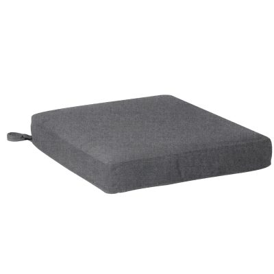 Sunbrella Cast Slate Medium Outdoor Replacement Seat Cushion W/ Knife Edge By BBQGuys Signature