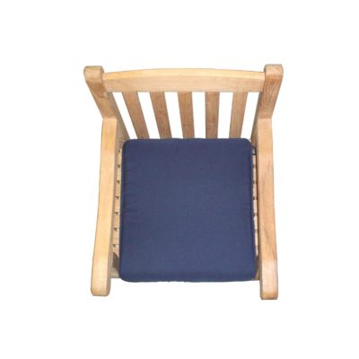 Sunbrella Canvas Navy One Seater Cushion By Royal Teak Collection