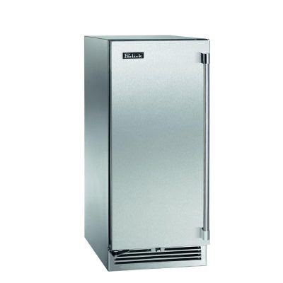 Perlick 15-Inch Signature Series Marine & Coastal Series Stainless Steel Outdoor Refrigerator -Marine & Coastal Series – Left Hinge – HP15RM-4-1L