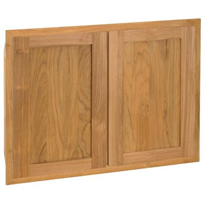 Pacific Teak Shaker 30-Inch Teak Wood Double Access Door – AD2-30S