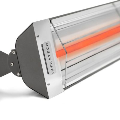 Infratech W-Series 33-Inch 1500W Single Element Electric Infrared Patio Heater – 240V – Gray – W1524GR