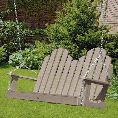 Lakeview Paradise Key 4-Foot Porch Swing – Woodland Brown