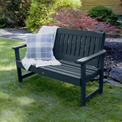 Lakeview 4-Foot Hart Lane Garden Bench – Federal Blue