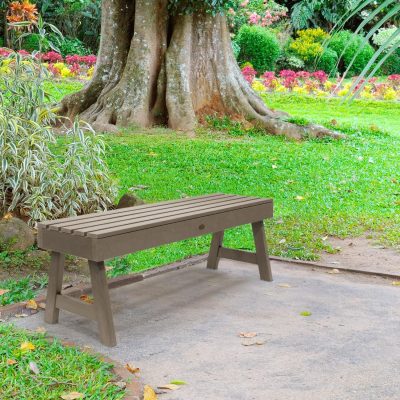 Lakeview Elm Pointe 4-Foot Picnic Bench – Woodland Brown