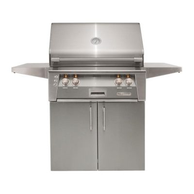 Alfresco ALXE 30-Inch Freestanding Natural Gas Grill With Rotisserie in Signal Gray – ALXE-30C-NG-S7004