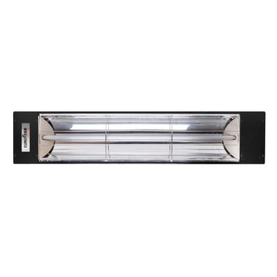 Eurofase Plug-In Series 39-Inch 1500 Watt Single Element 120V Electric Infrared Patio Heater In Black – EF15120B