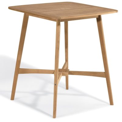 Islay 36 Inch Natural Teak Bar Table By Oxford Garden