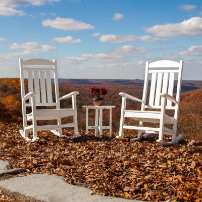 POLYWOOD Presidential 3-Piece Rocker Set – White