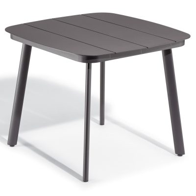 Eiland 36 Inch Carbon Aluminum Dining Table By Oxford Garden