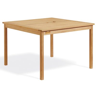 Oxford 42 1/2 Inch Natural Teak Dining Table By Oxford Garden