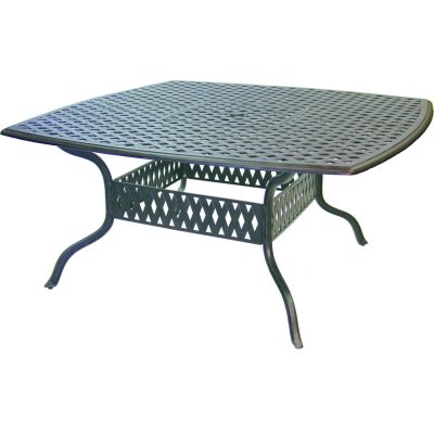 Darlee Series 30 64 X 64 Inch Cast Aluminum Patio Dining Table