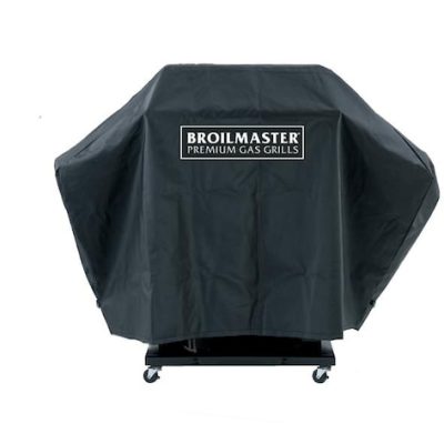 Broilmaster Full Length Premium Grill Cover For P, T, And R Series On Cart With One Side Shelf