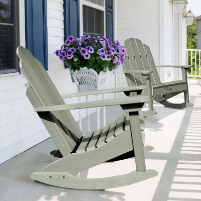 Lakeview Paradise Key Adirondack Rocking Chair – Eucalyptus