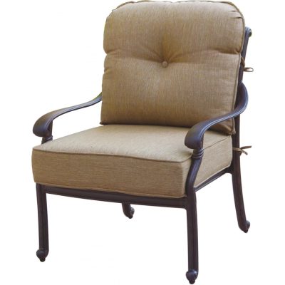 Darlee Santa Monica Cast Aluminum Patio Club Chair