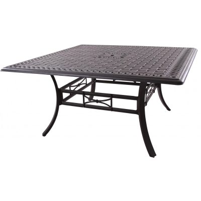 Darlee Series 88 60 X 60 Inch Cast Aluminum Counter Height Patio Dining Table