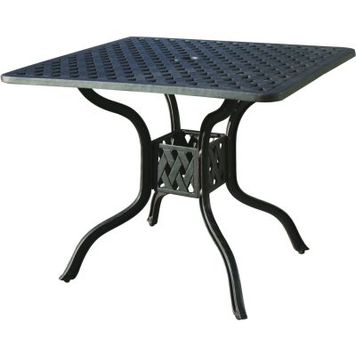 Darlee Series 30 36 X 36 Inch Cast Aluminum Patio Dining Table