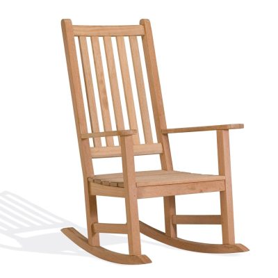 Classic Natural Teak Rocking Chair By Oxford Garden