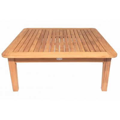 Miami 42 Inch Square Teak Patio Coffee Table By Royal Teak Collection