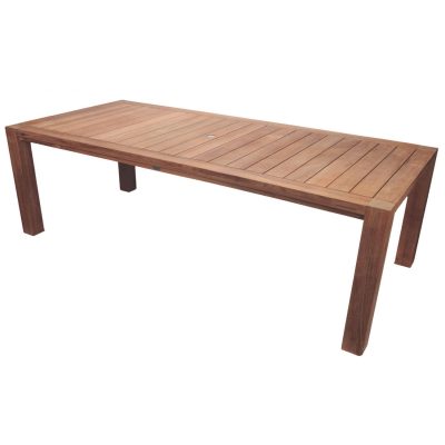 Comfort 94 X 44 Inch Rectangular Teak Patio Dining Table By Royal Teak Collection