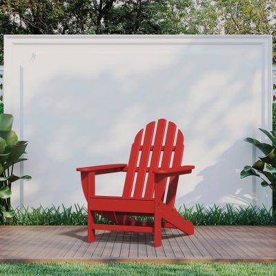 POLYWOOD Classic Adirondack Chair – Sunset Red