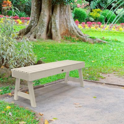 Lakeview Elm Pointe 4-Foot Picnic Bench – Whitewash