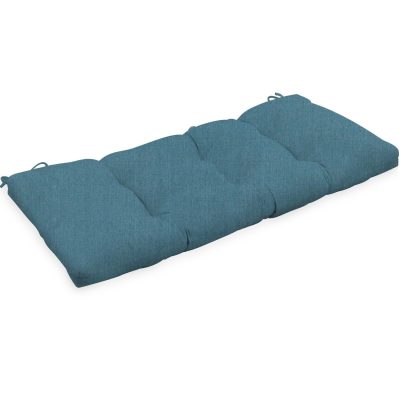 Sunbrella Cast Lagoon Small Outdoor Replacement Bench Cushion By BBQGuys Signature