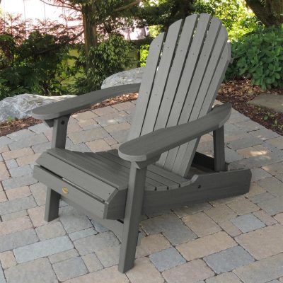 Lakeview Dream Bay Folding & Reclining Adirondack Chair – Coastal Teak