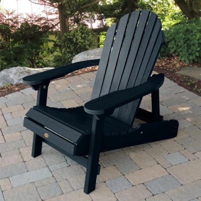 Lakeview Dream Bay Folding & Reclining Adirondack Chair – Federal Blue