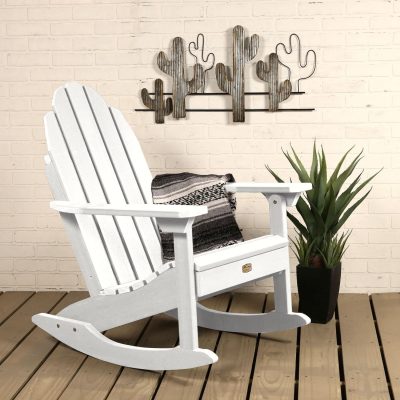 Lakeview The Charmville Adirondack Rocking Chair – White