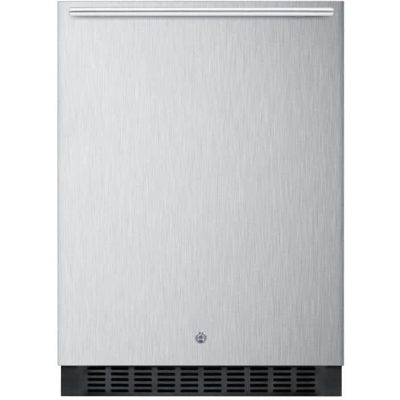 Summit 24-Inch 4.6 Cu. Ft. Outdoor Rated Compact Refrigerator – Stainless Steel – SPR627OSCSSHH