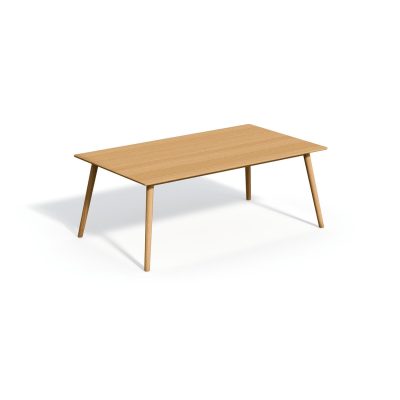 Tulle 78 Inch Natural Teak Dining Table By Oxford Garden