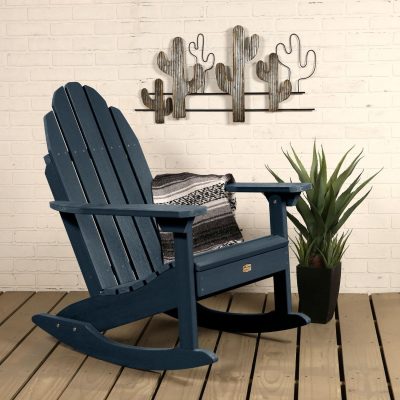 Lakeview The Charmville Adirondack Rocking Chair – Federal Blue