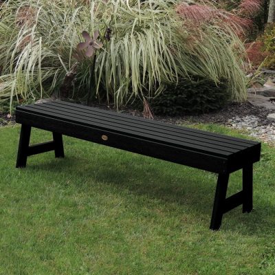 Lakeview Elm Pointe 5-Foot Picnic Bench – Black