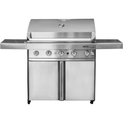 Turbo Elite 38-Inch 5-Burner Propane Gas Grill With Rear Infrared Burner – BTE3821BLP