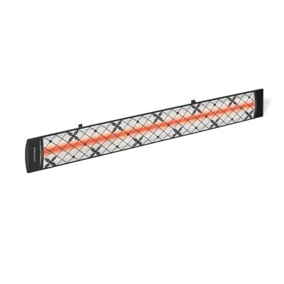 Infratech Motif Collection 61 1/4-Inch 3000W Single Element 240V Electric Infrared Patio Heater – Black W/ Traditional Fascia – C3024BL4