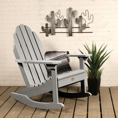 Lakeview The Charmville Adirondack Rocking Chair – Harbor Gray