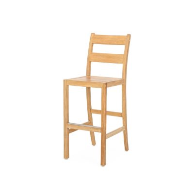 Friday Teak Patio Bar Stool By Teak + Table