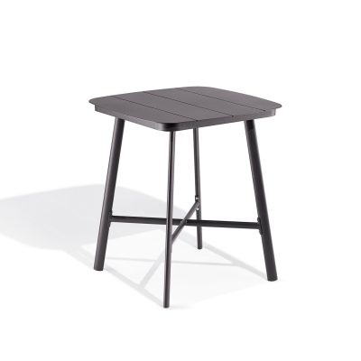 Eiland 36 Inch Carbon Aluminum Bar Table By Oxford Garden