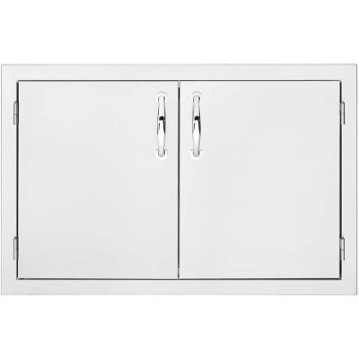 Summerset 33-Inch Stainless Steel Masonry Double Access Door – SSDD-33M