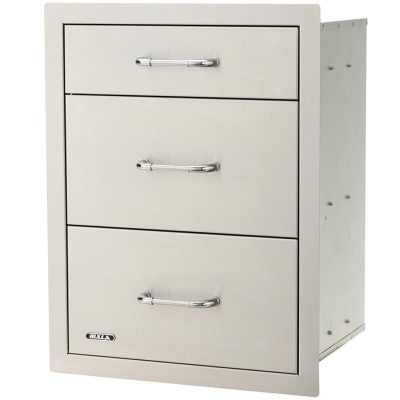 Bull 21-Inch Stainless Steel Triple Access Drawer – 58110